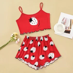 Summer Outfit Camisole and shorts halter shorts pajamas