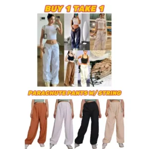 Cargo Pants/Taslan Fabric Jogger Pants with 2 pocket Free size - Image 2