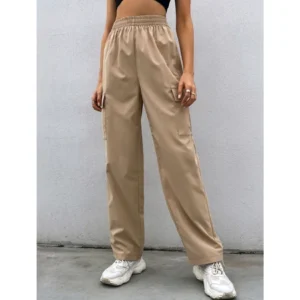 Cargo Pants/Taslan Fabric Jogger Pants with 2 pocket Free size - Image 5