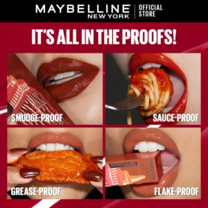 Maybelline Superstay Vinyl Ink Liquid Lipstick - 16HR Long Lasting, Transferproof, Smudgeproof - Image 5