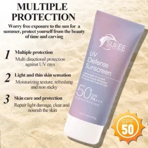 SUKEE Sunscreen UV Defense Original Sun Screen SPF50 PA Moisturizing Skin Niacinamide Sunblock - Image 9