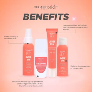 Organic Skin Japan Intensive Underarm Whitening Collection Under Arm Skin Lightening Products - Image 5